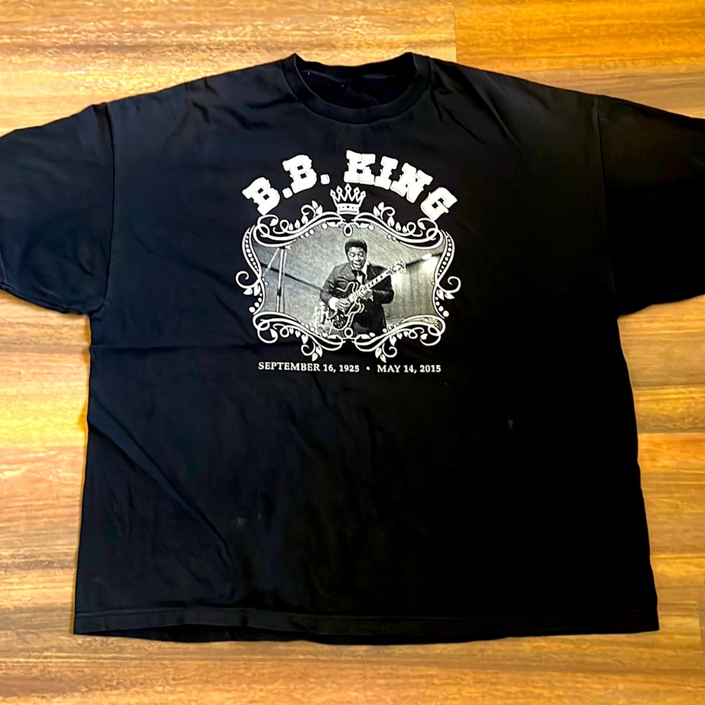 BB King Tribute Black Shirt (Size 3XL)